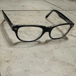 Ray Ban Jr RB1555 3529 Classic Black Unisex Eyeglasses 46-16 125 Trendy Basic